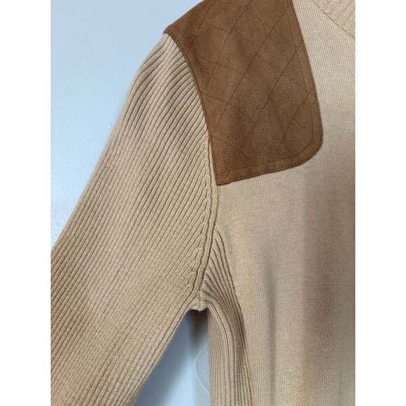 Ralph Lauren Shooting Cardigan Sweater Long Sleeve 100% Cotton Pockets Zip SZ M - Picture 15 of 15